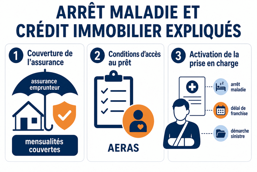 Arrêt maladie et crédit immobilier expliqués