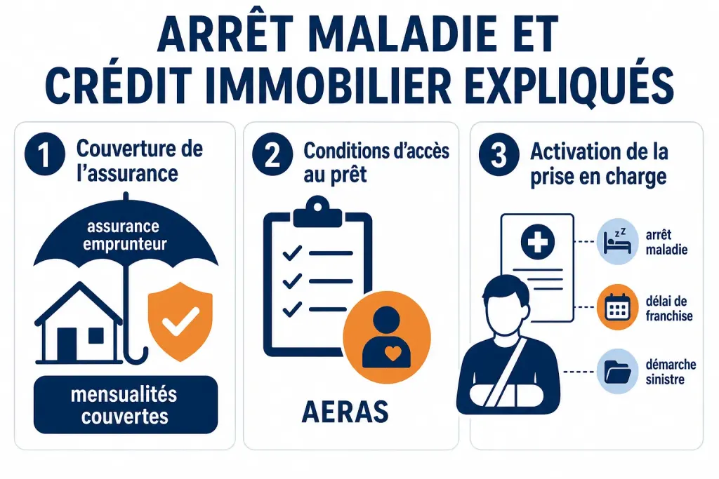 Arrêt maladie et crédit immobilier expliqués