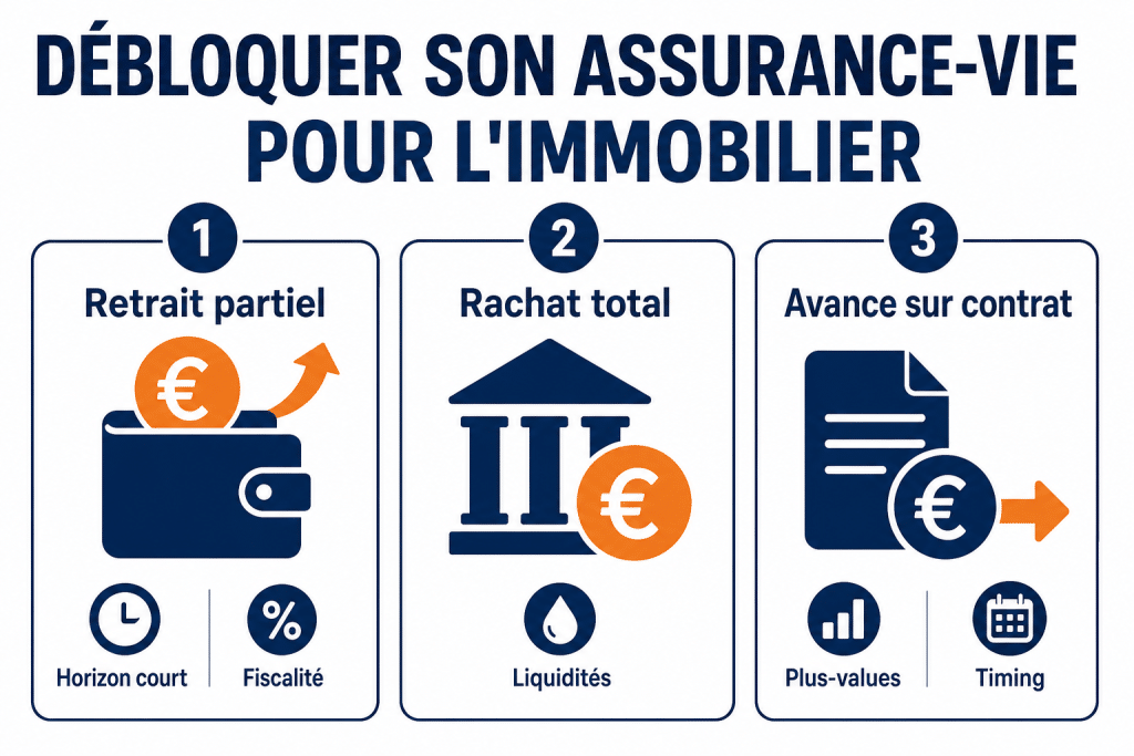 Débloquer son assurance-vie pour l'immobilier