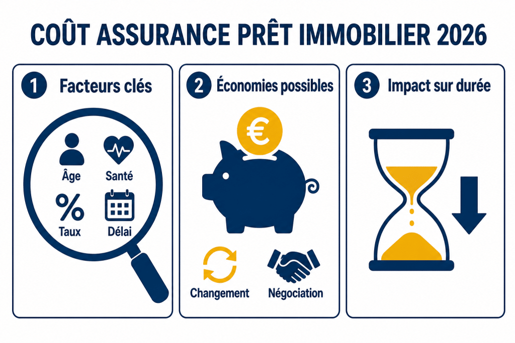 Coût assurance prêt immobilier 2026
