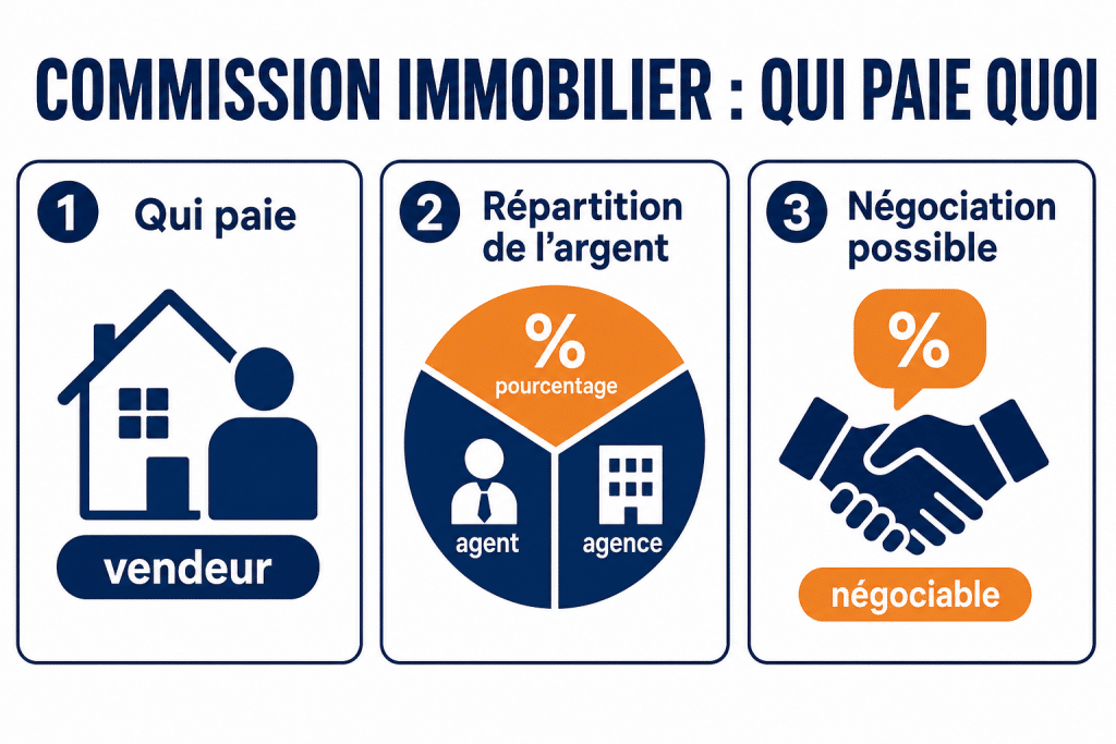Commission immobilier : qui paie quoi