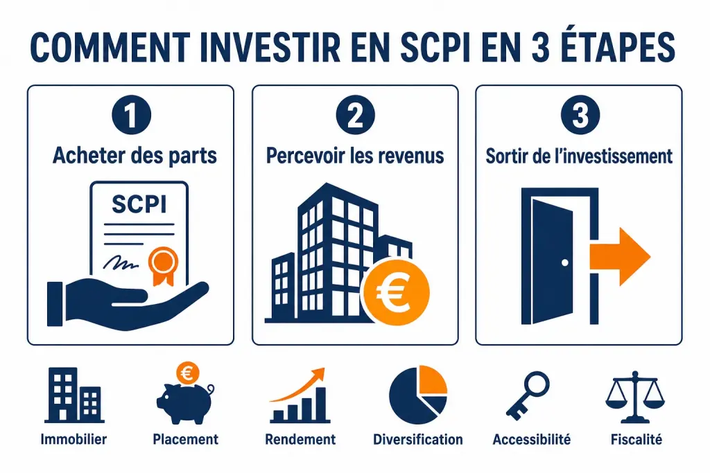 Comment investir en scpi en 3 étapes
